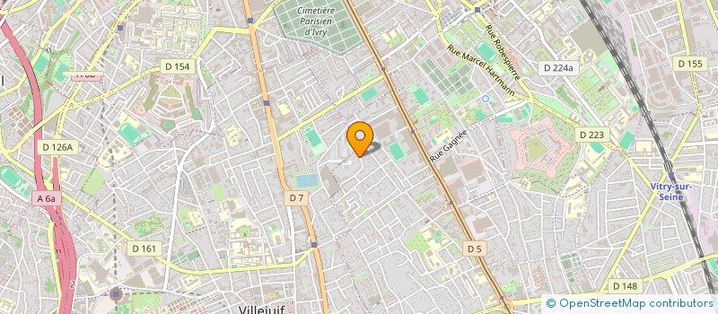 localisation de l'entreprise SCI WLR'S IMMO  VITRY-SUR-SEINE