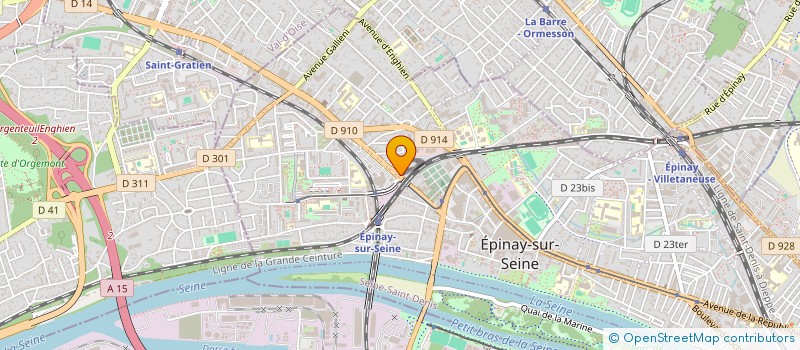 localisation de l'entreprise SCI WM à EPINAY-SUR-SEINE
