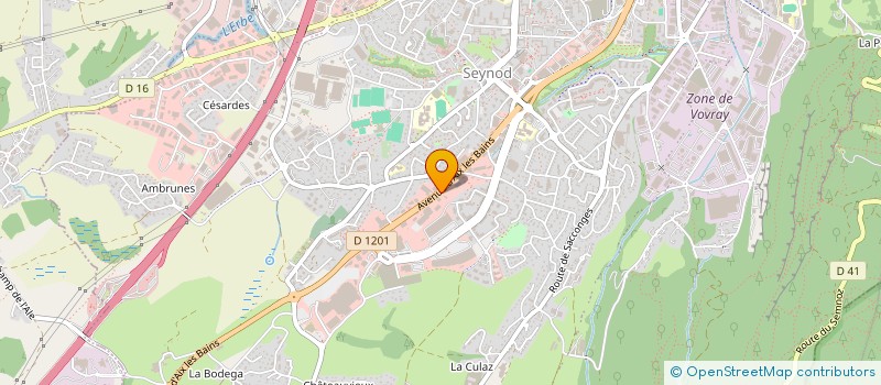 localisation de l'entreprise SCI WM à ANNECY
