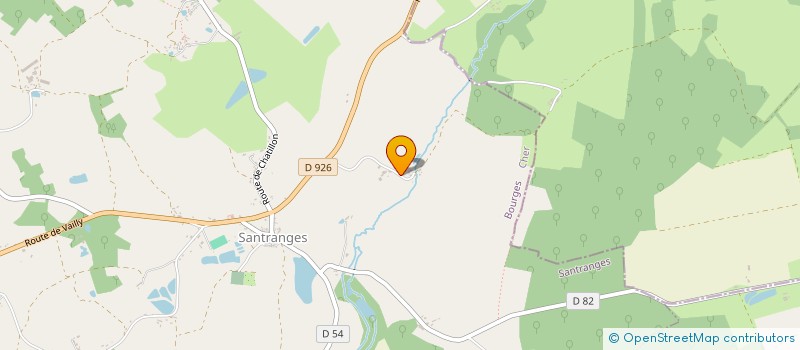 localisation de l'entreprise SCI WMC  SANTRANGES