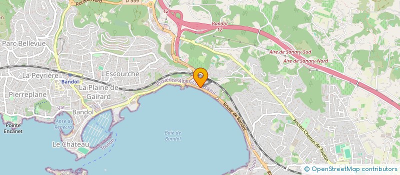 localisation de l'entreprise SCI WO à SANARY-SUR-MER