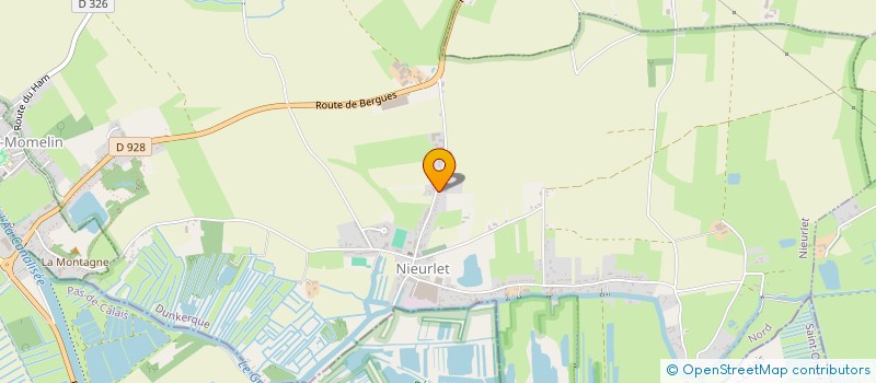 localisation de l'entreprise SCI WOESTELANDT  NIEURLET