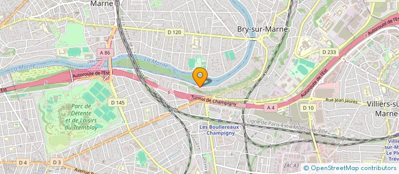localisation de l'entreprise SCI WOG à BRY-SUR-MARNE