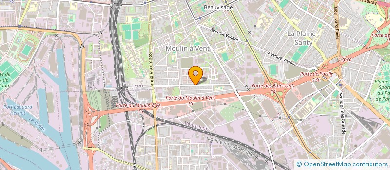 localisation de l'entreprise SCI WOIPPY THIONVILLE 1  VENISSIEUX