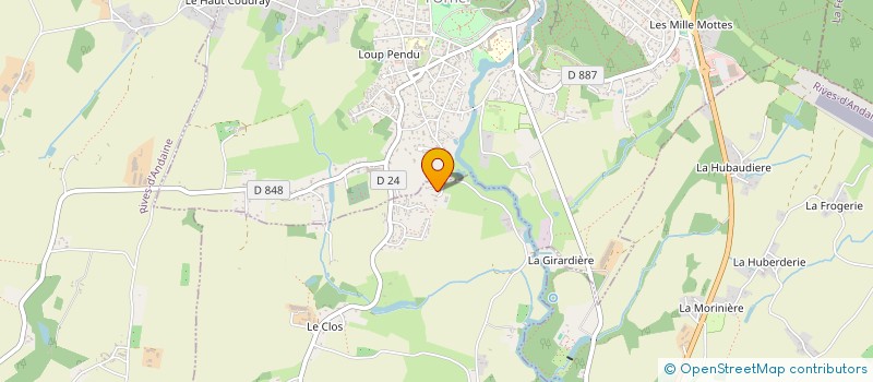 localisation de l'entreprise SCI WOITRAIN à TESSE-FROULAY