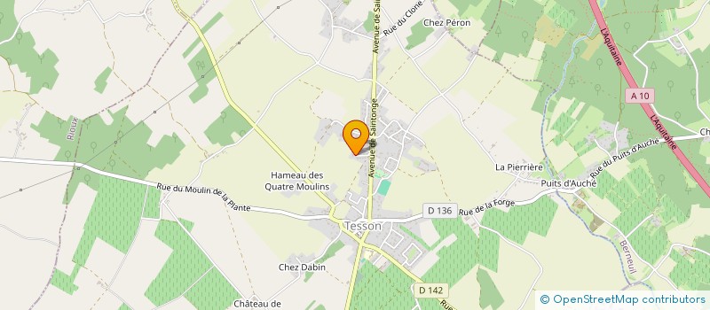 localisation de l'entreprise SCI WOJTO  TESSON