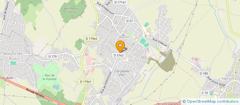 localisation de l'entreprise SCI WOJTUSIAK DAMBRINE à BARLIN