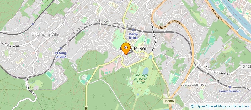 localisation de l'entreprise SCI WOLCOS  MARLY-LE-ROI