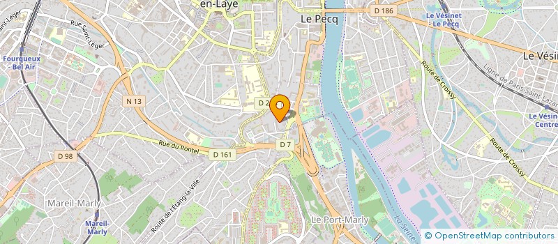 localisation de l'entreprise SCI WOLF  LE PECQ