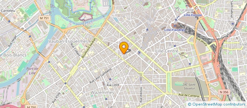 localisation de l'entreprise SCI WOLF à LILLE