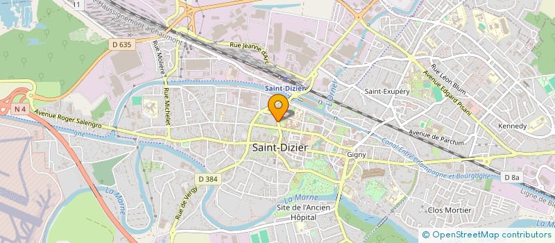 localisation de l'entreprise SCI WOLF à SAINT-DIZIER
