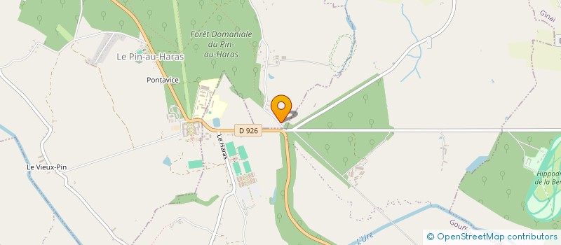 localisation de l'entreprise SCI WOLF à LE PIN-AU-HARAS