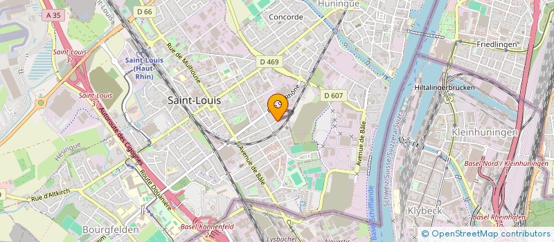 localisation de l'entreprise SCI WOLF FN2  SAINT-LOUIS