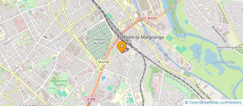 localisation de l'entreprise SCI WOLF LAND IMMOBILIER  JARVILLE-LA-MALGRANGE