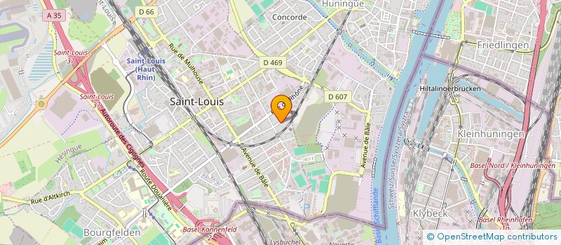 localisation de l'entreprise SCI WOLF PA  SAINT-LOUIS