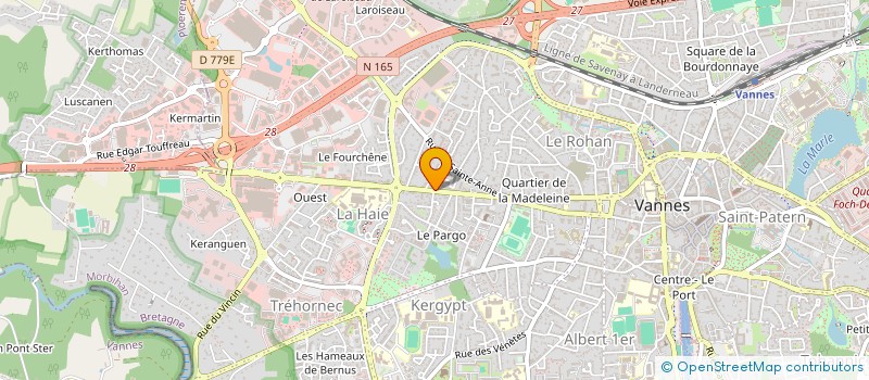 localisation de l'entreprise SCI WOLFF à VANNES