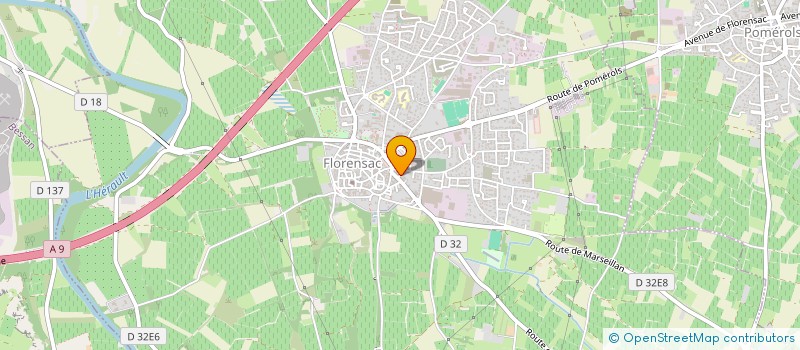 localisation de l'entreprise SCI WOLFF  FLORENSAC