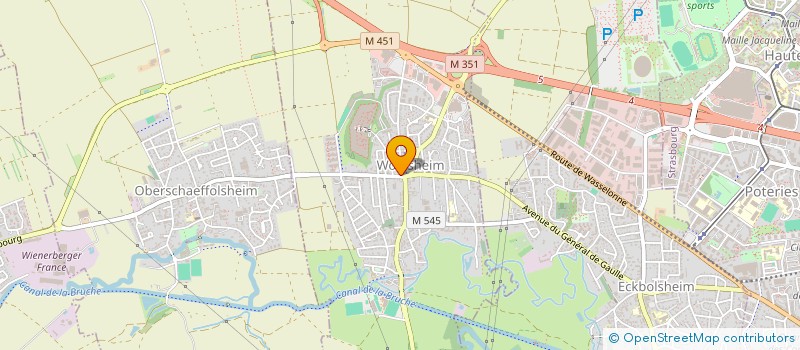 localisation de l'entreprise SCI WOLITA  WOLFISHEIM