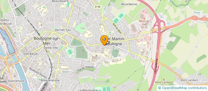 localisation de l'entreprise SCI WOLO  SAINT-MARTIN-BOULOGNE