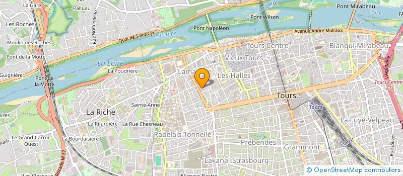 localisation de l'entreprise SCI WOLTEX  TOURS