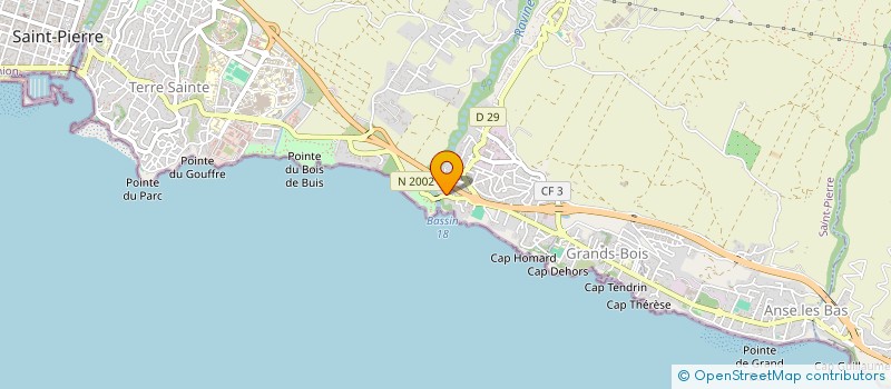 localisation de l'entreprise SCI WOMBAT à SAINT-PIERRE