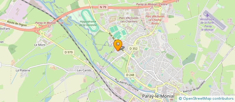 localisation de l'entreprise SCI WONDER  PARAY-LE-MONIAL