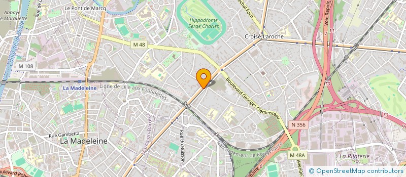 localisation de l'entreprise SCI WONK à MARCQ-EN-BARŒUL