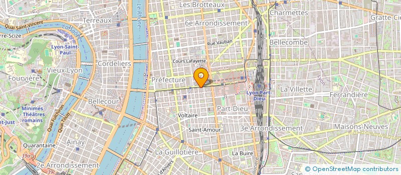 localisation de l'entreprise SCI WOODBOX  LYON