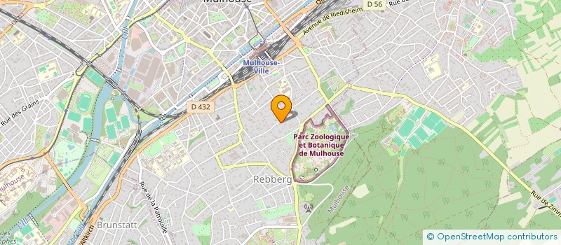 localisation de l'entreprise SCI WOODBRIDGE  MULHOUSE