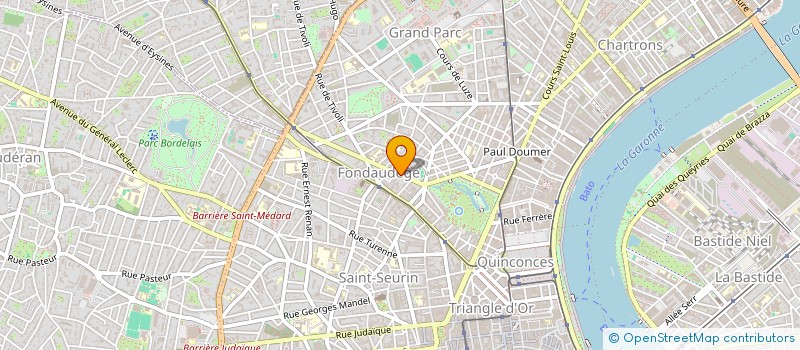 localisation de l'entreprise SCI WOODY  BORDEAUX