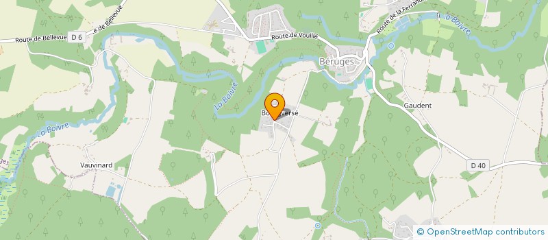 localisation de l'entreprise SCI WOODY  BERUGES