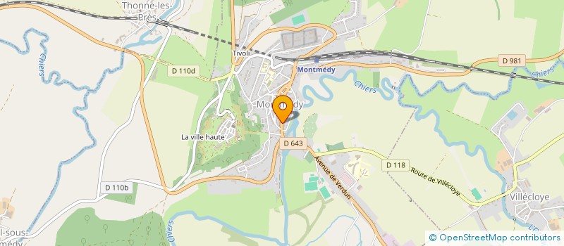 localisation de l'entreprise SCI WOOHP'S INDUSTRY à MONTMEDY