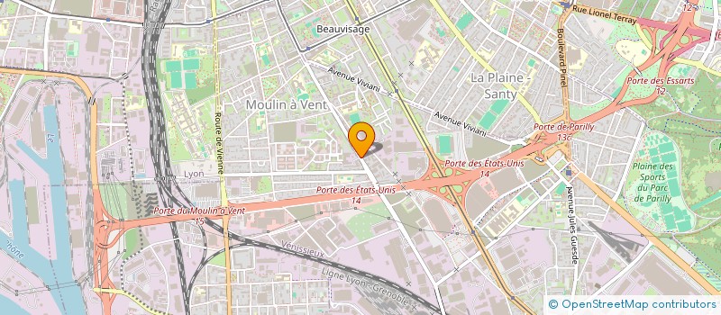 localisation de l'entreprise SCI WORK STUFF  VENISSIEUX