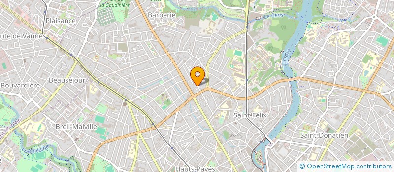 localisation de l'entreprise SCI WORKFLOWS TOWER  NANTES
