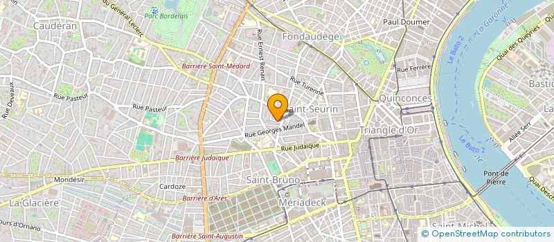 localisation de l'entreprise SCI WORKSHOP  BORDEAUX