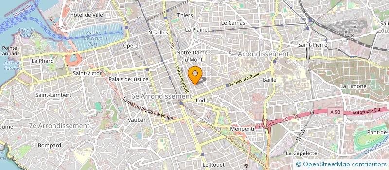 localisation de l'entreprise SCI WORKSTONE à MARSEILLE