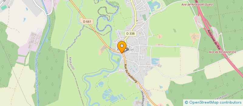 localisation de l'entreprise SCI WOUST IMMO  KESKASTEL