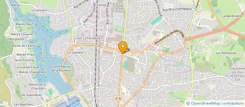 localisation de l'entreprise SCI WOZMAN à LES SABLES D'OLONNE