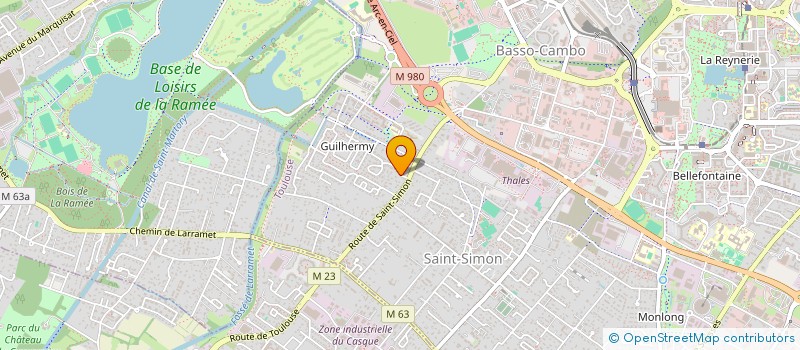 localisation de l'entreprise SCI WOZNIAK GRENIER à TOULOUSE