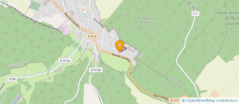 localisation de l'entreprise SCI WP 423  SAINT-PIERRE-LES-ELBEUF