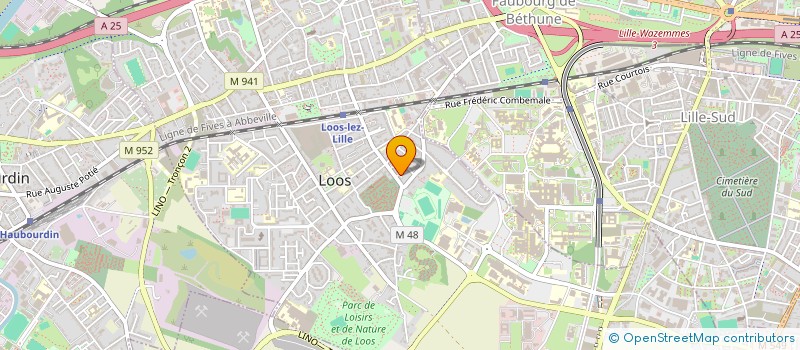 localisation de l'entreprise SCI WP  LOOS