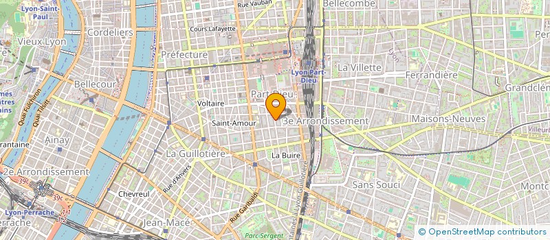 localisation de l'entreprise SCI WP IMMOBILIERE  LYON