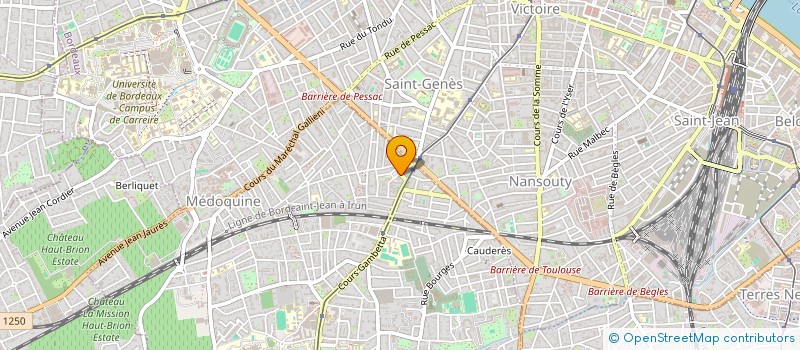 localisation de l'entreprise SCI WR  TALENCE