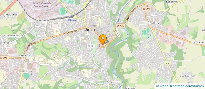 localisation de l'entreprise SCI WR ENTREPRISE  DINAN