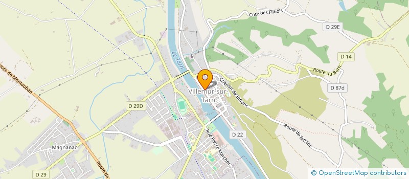 localisation de l'entreprise SCI WRS  VILLEMUR-SUR-TARN