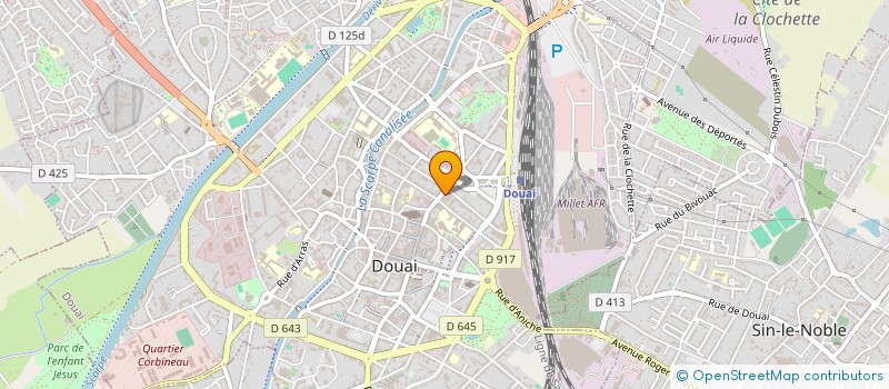 localisation de l'entreprise SCI WRT DOUAI à DOUAI