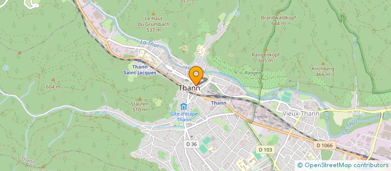 localisation de l'entreprise SCI WS  THANN