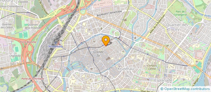 localisation de l'entreprise SCI WSA à STRASBOURG