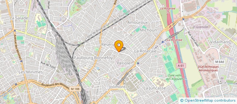 localisation de l'entreprise SCI WSA à TOULOUSE