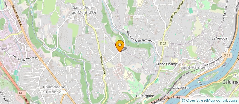 localisation de l'entreprise SCI WSC  SAINT-DIDIER-AU-MONT-D'OR